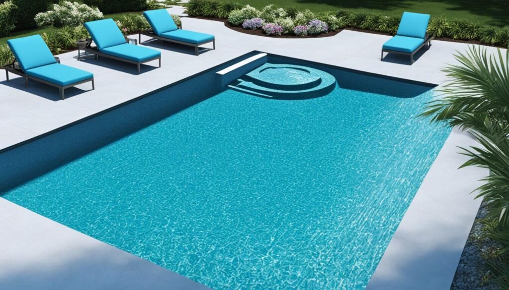 Automatic pool cover illustrating cleanliness and safety