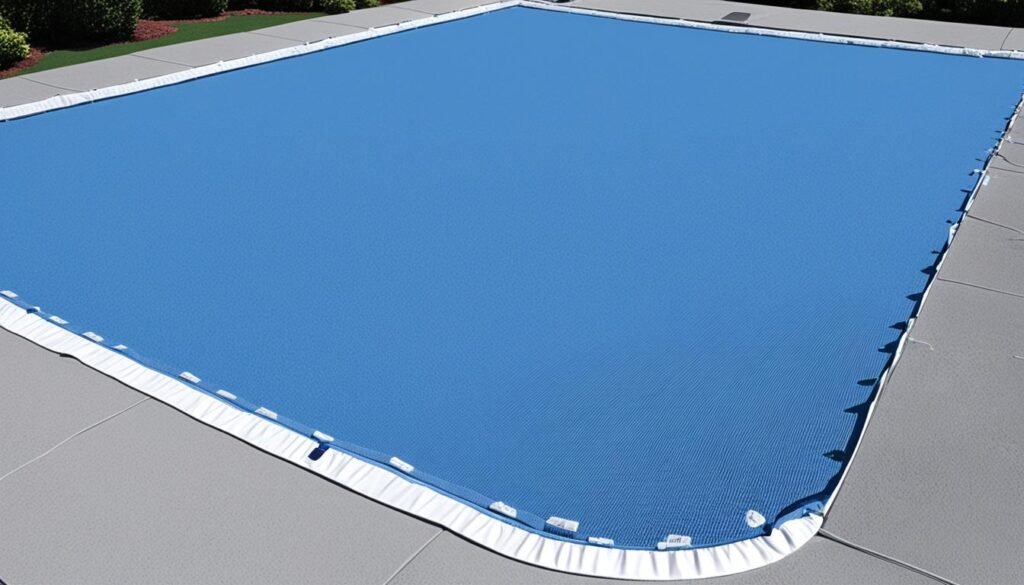 Does water seep through pool cover?